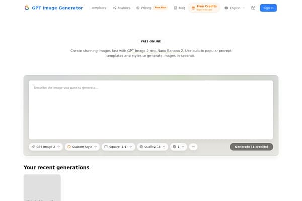 GPT Image Generator preview