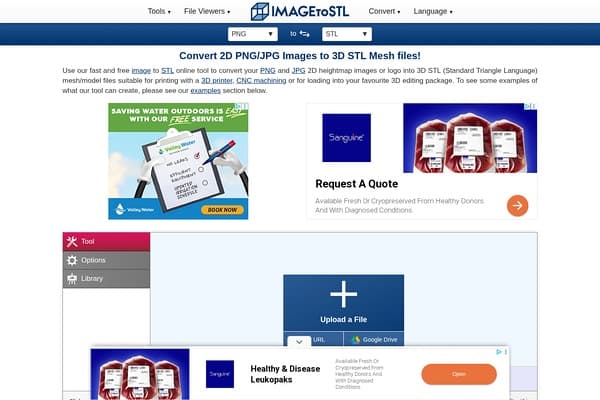 Image to STL preview