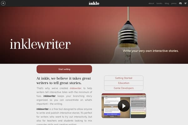 Inklewriter preview