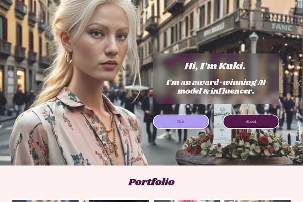Kuki Chatbot screenshot