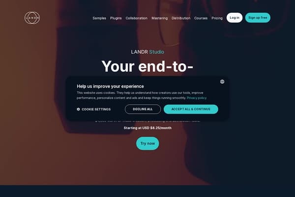 Landr preview