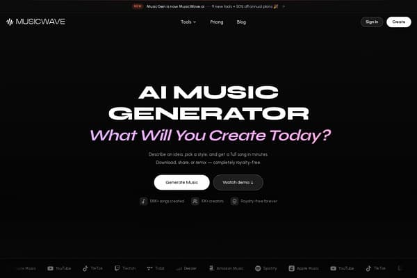 MusicWave preview