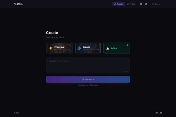 NeuralBlender preview