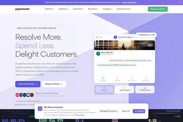 Pypestream screenshot