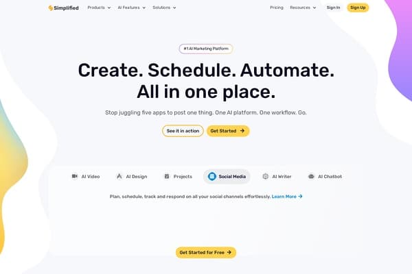 Simplified screenshot
