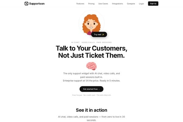 Supportson preview