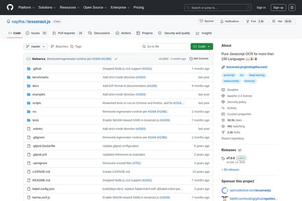 tesseract.js preview