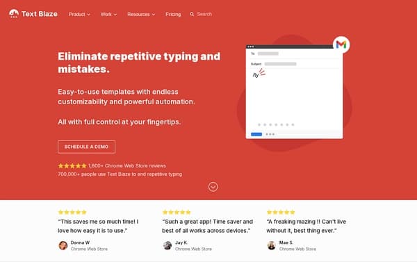 Text Blaze preview