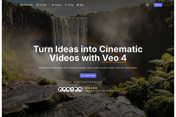 Veo 4 AI Video preview