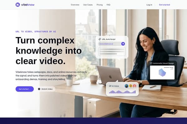 VibeKnow Studio preview