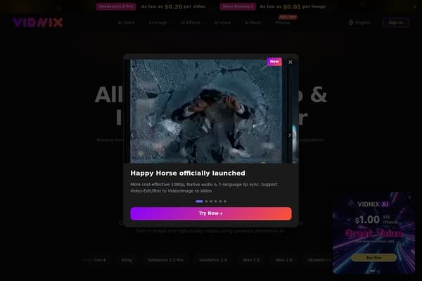 Vidnix.ai preview