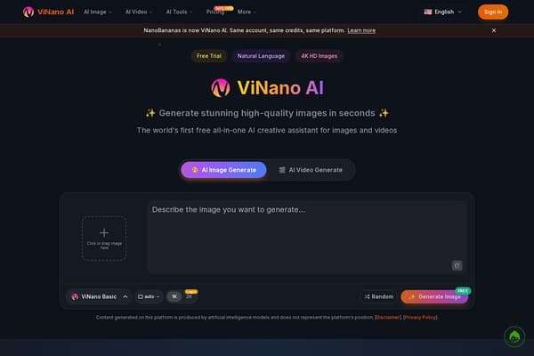 ViNano AI preview