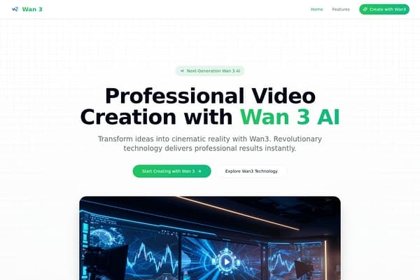 Wan 3 preview