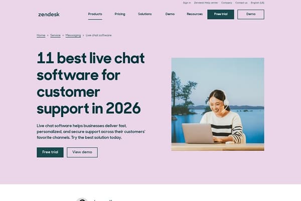 Zendesk Chat screenshot