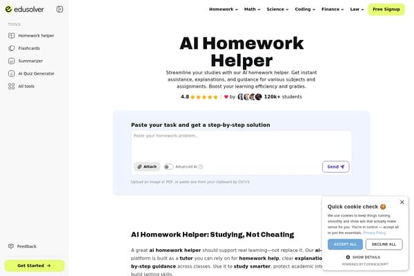 EduSolver preview